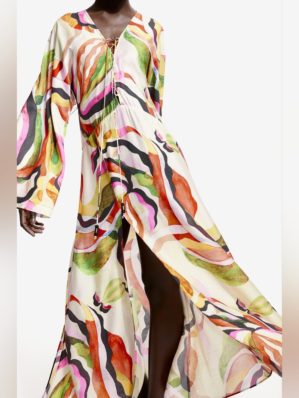 H&M Kaftan Dress with Lacing